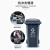 益美得 XFS033 户外垃圾桶带盖大号物业环卫环保分类垃圾箱 240L3#绿色 厨余垃圾