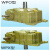 定制适用于wpa立式变速器wps涡轮减速箱WPOWPX蜗轮蜗杆减速机80型 WPO80(速比1比50)