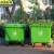 京洲实邦  1100L 环卫垃圾车桶大容量大型户外挂车塑料环保果皮箱大号带盖 JZ-LJT1111 备注颜色分类