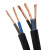电线yz电缆线2 3 4 5芯1.5 2.5 4 6平方三相四线国标软铜橡胶户外 软电缆4芯6平方(拆零1米价)