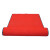 稳斯坦 W692 PVC双条纹地垫 防尘吸水防滑耐磨地毯酒店商场走廊过道 大红0.9*15M