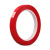 柒亦辰QYC-1370彩色玛拉胶带 变压器电线耐高温绝缘桌面标识5s定位胶带红色10mm宽*66米一卷