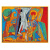 艺澜油画毕加索名作沉思的模特收藏艺术品临摹展览馆卧室成品有框壁画BS06 B1《被钉+字架上》 90*60cm