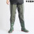百舸 长筒下水靴PVC半身海鲜市场防水裤 军绿色针织布37码