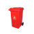 圣路欧C  垃圾桶红色大号挂车款垃圾桶环保分类垃圾桶物业小区环卫室外户外酒店商用塑料240G 720*580*1080mm