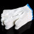 棉线尼龙手套批发冬季保暖劳保防护防滑耐磨一次性加厚汽修 600g加厚尼龙(纯白) 24双