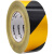 黑黄色反光膜贴纸pet警示胶带地面划线地标贴警戒线护栏安全标识 黑黄宽150mm*23米