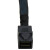 小酷尔 Mini SAS HD36P SFF-8643对4*SATA 7P硬盘数据服务器传输线1米 黑色 SFF-8643对4*SATA 1米
