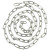 筑筠 304不锈钢防盗链锁 金属铁链链条 直径3mm长10米 单位：条