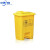 医疗废物垃圾桶医院用利器盒加厚黄色医院诊所脚踏桶有盖A-005 40L