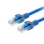 网线1m2m3m米五类宽带路由器成品网络高速8芯室内外 五类百兆网线-蓝色 0.5m