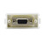 N86-616 R232串口母对母直插模块 DB9针串口控制面板插座定制 N86-616  白色