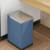 益美得XFL3003 不锈钢方形摇盖垃圾桶卫生间客厅收纳桶 10L活力橙方形摇盖