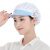帽子车间工厂防尘透气工作帽厨师厨房包头卫生餐饮 新咖啡色 韩版咖啡全布 可调节