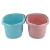 普利赛拉 加厚加深长方形拖把清洗桶塑料水桶 颜色随机