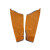朴彩（PUCAI）牛皮电焊套袖焊工焊接劳保防护袖套保护袖耐磨隔热防烫 白帆布套袖
