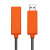 usb3.0光纤延长线公对母Kinect V2 DK体感 摄像头会议连接线 USB3.1公对母光纤线() 1m