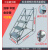 仁聚益定制适用工业踏步梯台阶梯仓库移动梯子登高梯货架梯两三步梯铁楼梯家用梯 深灰五步高120厘米+2个轮子 工业加厚满焊免安装