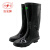双安XRSA-12365 雨鞋  黑色(长筒)防腐蚀 尺码：39  单位：双