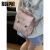 RUIPAIRUIPAI夏天旅行双肩包女新款设计感小众外出书包大学生手提背包 粉色