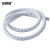 安赛瑞 束线管 电线整理收纳管 束线管电线装饰螺旋保护套 12mm白色 2米 5C00233