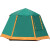 佐达森 大帐篷户外防暴雨家庭露营装备2-3人4-5人双层全自动六角套装 标准款翠绿套餐5