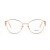 普拉达（PRADA）眼镜框中国红三角标新年款VPR52Z金丝限量镜架 送女友礼物 ZVF1O1-53 深玫瑰金