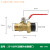 PE管双活接铜球阀4分20黑色6分25热熔1寸32自来水管阀门开关 25PE*6分外丝铜阀门（钢球）