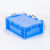 建功立业物流箱GY3222外径:400*300*147mm蓝色翻盖