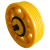 适用于蒂森电梯滑轮 反绳轮 导向轮 对重轮 绳轮 动滑轮 吊轮可开 400 5/6-10-16宽 60-188轴 轿顶