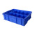 塑料分格箱加厚长方形零件盒分格周转箱多格盒分类收纳盒螺丝盒物 B型10格 570*420*150mm