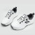 FVQA品牌高尔夫男鞋休闲运动鞋旋钮鞋带防水固定钉防滑透气男鞋子 白黑  40