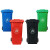 俐茗塑料垃圾桶社区户外卫生桶清洁垃圾桶可定制LG762环卫款100L