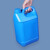 工业级带盖酒精桶塑料壶油桶酒壶密封桶塑料桶扁桶1L升-10L升多色可选可配置内盖 2L-半透明
