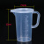 量杯塑料 加厚量杯带刻度PP大容量塑料奶茶店计量杯毫升烧杯量筒H 250ml带盖