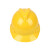 雷赢（LEIYING）V型ABS塑料安全帽 定制 印字 黄色