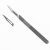 赫思迪格 手术刀片 工业碳钢刀片 实验室用标本制作工具 23号刀片（1盒100片）HHW-170