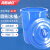 海斯迪克 HKCC17 塑料大水桶 圆形收纳桶 酒店厨房储水桶 蓝色50L带盖
