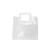 礼品袋透明手提pvc高档塑料ins包装礼物礼盒大小号伴手礼防水袋子 黑色手提袋中号1只 (加厚50丝)
