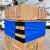 卡板绑带 牛津布打包缠绕布 托盘固定捆绑带 货物物流运输绷带 蓝色 70cm*4.6米