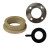 伊莱科（ELECALL）管材管件 90法兰套+法兰盘+橡胶垫片（PP-R配件）灰色