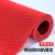 防滑地垫厨房厕所防滑垫浴室户外商用塑料pvc镂空防水垫地毯门垫工业品 红色4.5mm厚普通款 0.9米宽x1米长