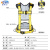 安全腰带电工安全带户外防坠落高空作业安全绳快插半身式双背套装 带护背护腰套装三