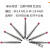 定制红宝石杠杆百分表测针 针头 杠杆千分表测量头指示表表针校表表头 红宝石M1.6*D2*L14.7