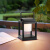 太阳能充电悬挂手提灯花园布置餐桌阅读防水户外马灯庭 圆形USB充电款