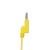 希万辉 测试线 实验室 香蕉插头电力测试导线 黄色 3条/每条0.5m