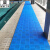 洛楚（Luxchic）商用卫生间游泳馆防滑垫运动纹深蓝（30cm*30cm*1.0cm） 拼接镂空淋浴隔水脚垫厕所游泳池