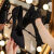 圣曼萱法式黑色高跟鞋女2023春季新款气质设计感女神范网红细跟名媛单鞋 黑色跟高 6cm 34