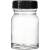 DYQT透明加厚玻璃样品瓶试剂瓶分装小瓶化工瓶液体密封瓶带内塞耐腐蚀 透明75ml+pe内塞