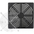 德力西 保护罩 风扇过滤网 轴流风机金属防护网风机风扇网罩 防护网+网罩（92mm风扇）
